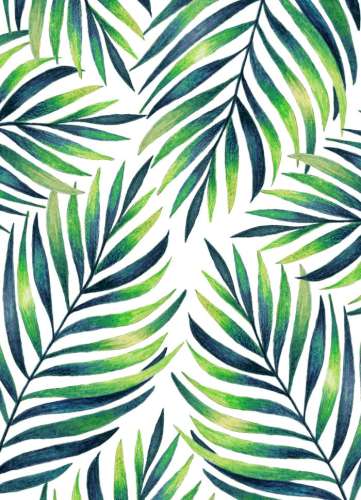 Printed wafer Paper - Leaves - Click Image to Close